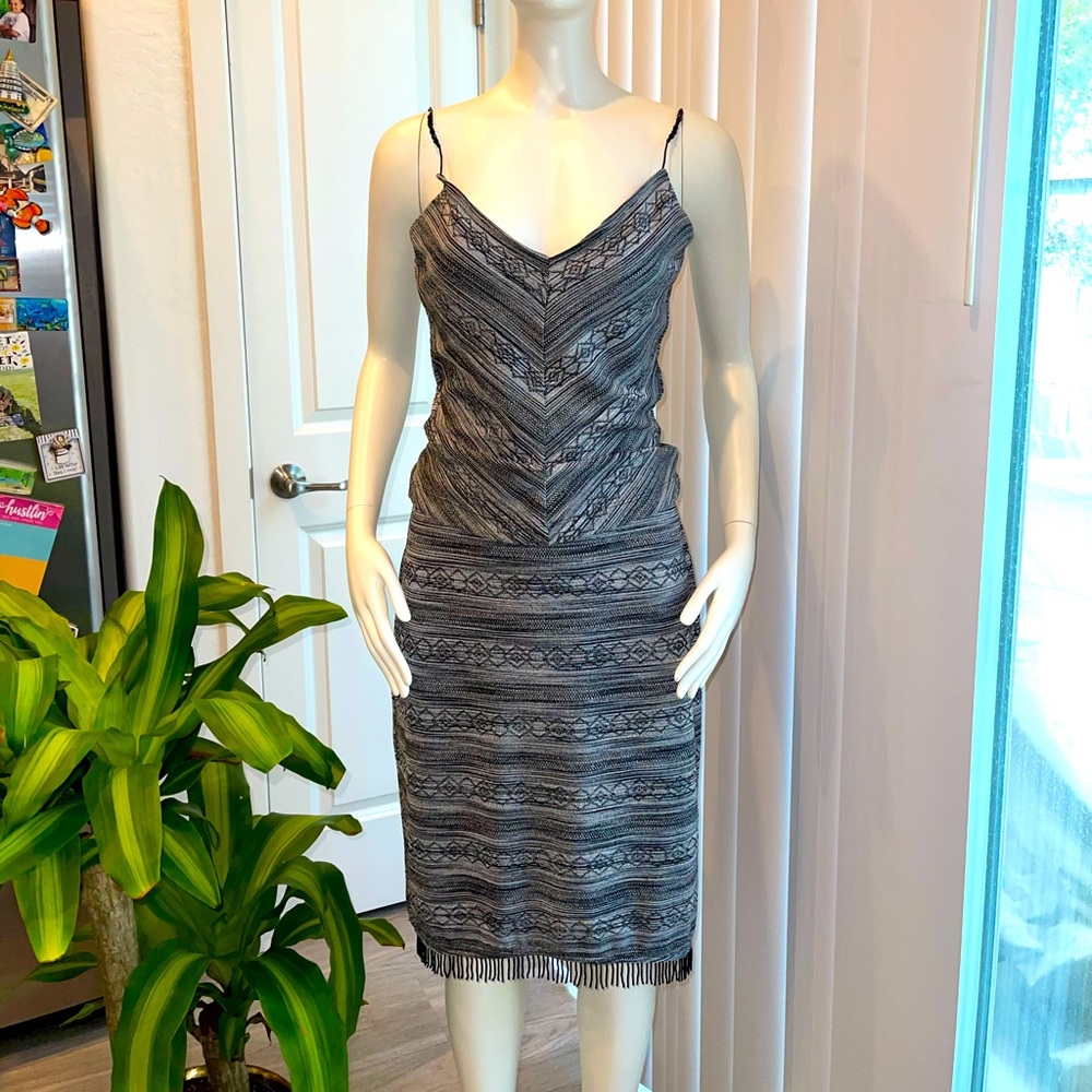 Black and white dress
